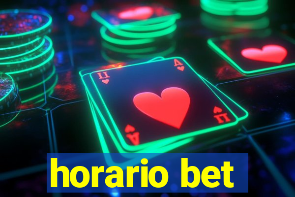 horario bet